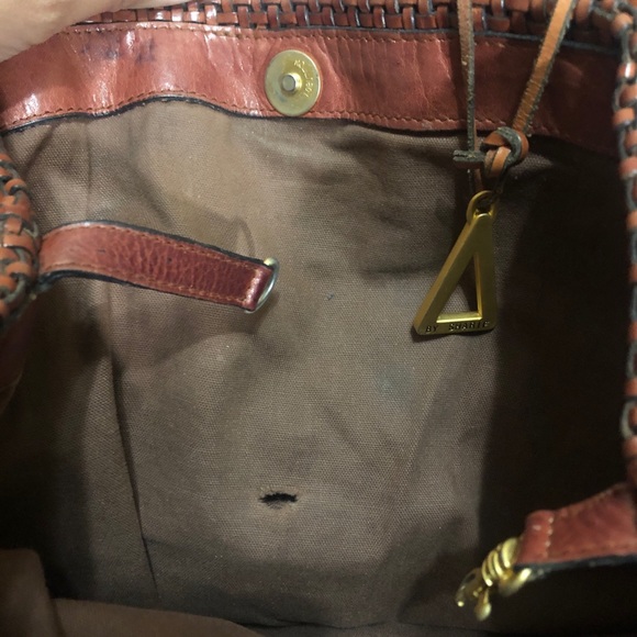 Americana by sharif brown leather woven purse - Picture 8 of 8